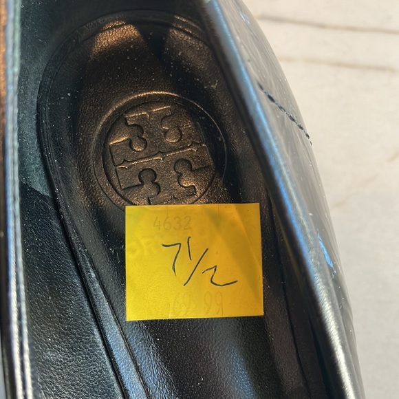 Tory Burch black patent pumps 2in heel - Picture 7 of 7